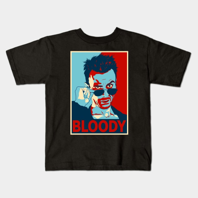 CASSIDY BLOODY Kids T-Shirt by Theo_P